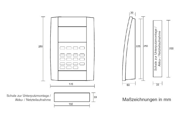 Abmessungen TRS3300